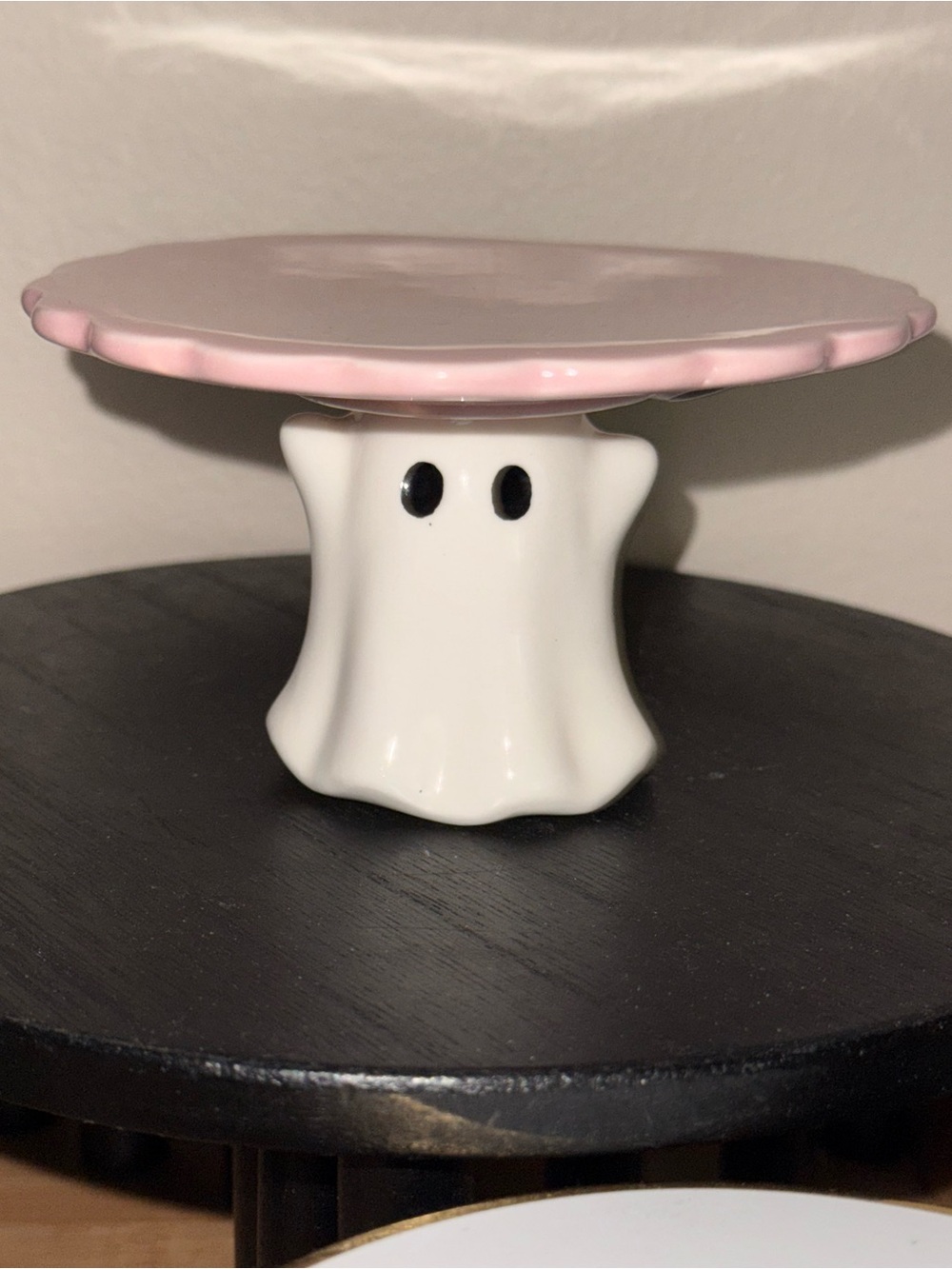 Ghost Cupcake Stand / Tray Pink & White Halloween - Picture 5 of 11